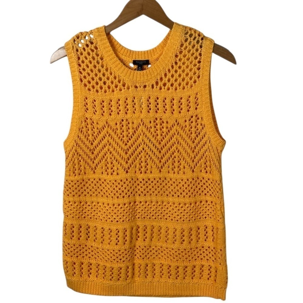 Talbots Open Stitch Tank - Picture 2 of 10